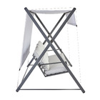 Balano de Jardim em Ao 189x155cm Cinza Odyssea Naterial