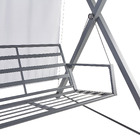 Balano de Jardim em Ao 189x155cm Cinza Odyssea Naterial