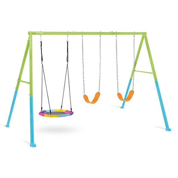 Balanço De Jardim Infantil Três Posições Disco E Assentos Int