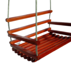 Balanço Gangorra Infantil Madeira Mogno 50x40 Suporta 100 Kg