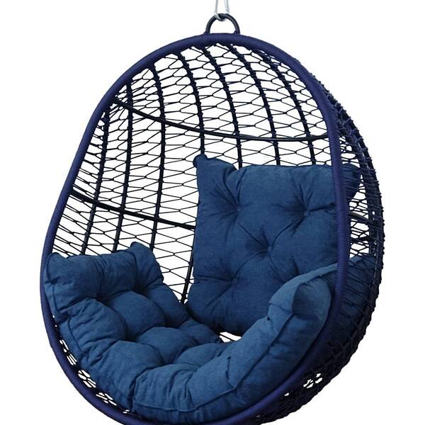 Balanço Macaipe Em Corda Náutica Azul Marinho