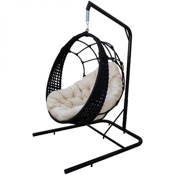 Balanço Ninho Suspenso Em Corda Náutica Almofada Impermeável