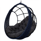 Balanço Ninho Suspenso Em Corda Náutica Almofada Impermeável