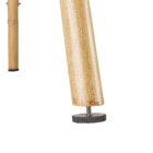 Balanço para Jardim Aço 2 Lugares Bamboo 169x163cm Bege Naterial