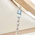 Balanço para Jardim Aço 3 Lugares Medena 216x185cm Bege Naterial