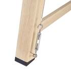 Balanço para Jardim Aço 3 Lugares Medena 216x185cm Bege Naterial