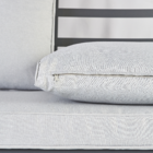 Balanço para Jardim Aço 3 Lugares Odyssea 212X189cm Cinza Naterial