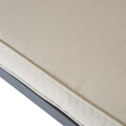 Balanço para Jardim Aço 3 Lugares Oris 203x130cm Bege Naterial