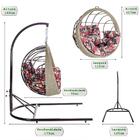 Balanço Suspenso A05 Com Suporte Perola (ninho) Em Aluminio E