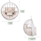 Balanço Suspenso A26 Perola (ninho) Aluminio E Fibra Click Mó