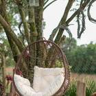 Balanço Suspenso Macaipe Em Corda Náutica Marrom