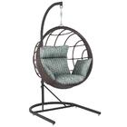 Balanço Suspenso Ninho Em Aluminie Fibra Argila E Suporte De