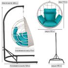 Balanço Suspenso Ninho Em Aluminie Fibra Marmore E Suporte De