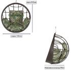 Balanço Suspenso Ninho Em Alumínio E Fibra Sintética Argila E