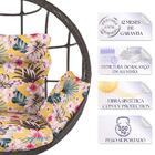 Balanço Suspenso Ninho Em Alumínio E Fibra Sintética Argila E