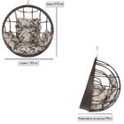 Balanço Suspenso Ninho Em Alumínio E Fibra Sintética Argila E