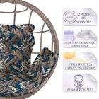 Balanço Suspenso Ninho Em Alumínio E Fibra Sintética Capuccin