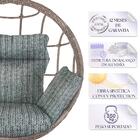 Balanço Suspenso Ninho Em Alumínio E Fibra Sintética Capuccin