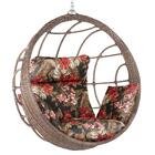 Balanço Suspenso Ninho Em Alumínio E Fibra Sintética Capuccin