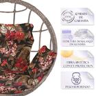 Balanço Suspenso Ninho Em Alumínio E Fibra Sintética Capuccin