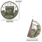 Balanço Suspenso Ninho Em Alumínio E Fibra Sintética Capuccin