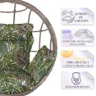 Balanço Suspenso Ninho Em Alumínio E Fibra Sintética Capuccin