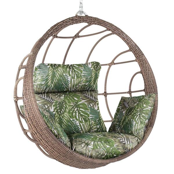 Balanço Suspenso Ninho Em Alumínio E Fibra Sintética Capuccin