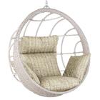 Balanço Suspenso Ninho Em Alumínio E Fibra Sintética Marmore