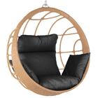 Balanço Suspenso Ninho Em Alumínio E Fibra Sintética Ráfia E