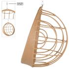 Balanço Suspenso Ninho Em Alumínio E Fibra Sintética Ráfia E