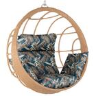 Balanço Suspenso Ninho Em Alumínio E Fibra Sintética Ráfia E