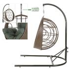 Balanço Suspenso Perola Cacau A09 Com Suporte (ninho) Alumini