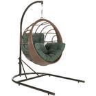 Balanço Suspenso Perola Cacau A09 Com Suporte (ninho) Alumini