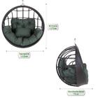 Balanço Suspenso Perola Tabaco A09 (ninho) Aluminio E Fibra C