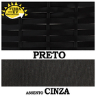 Balanço Suspenso Preto Ninho Com Almofada Impermeável E Mola,