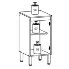 Balcao 01 Porta 40cm 765am Ktp