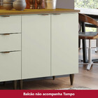 Balcão 02 Portas 800mm Essência Henn - Areia