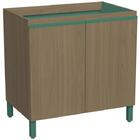 Balcão 02 Portas New Urban Nature/marsala - Kappesberg