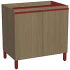 Balcão 02 Portas New Urban Nature/marsala - Kappesberg