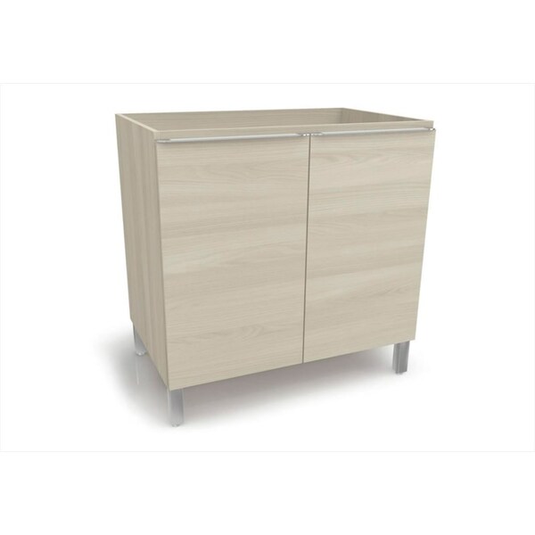 Balcão 02 Portas Para Cozinha Sem Tampo C656 Versatti Nacre -