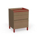 Balcão 03 Gavetas New Urban Nature/marsala - Kappesberg