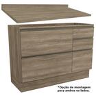 Balcao 04 Gavetas 01 Porta Com Tampo 120cm G746/e609 Maxxi Ka