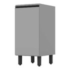 Balcão 100% Mdf Sem Tampo 40cm 1 Porta Belize Cinza - Henn