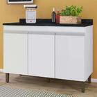 Balcão 119 Cm 03 Portas C/ Tampo 2400 Peternella Móveis