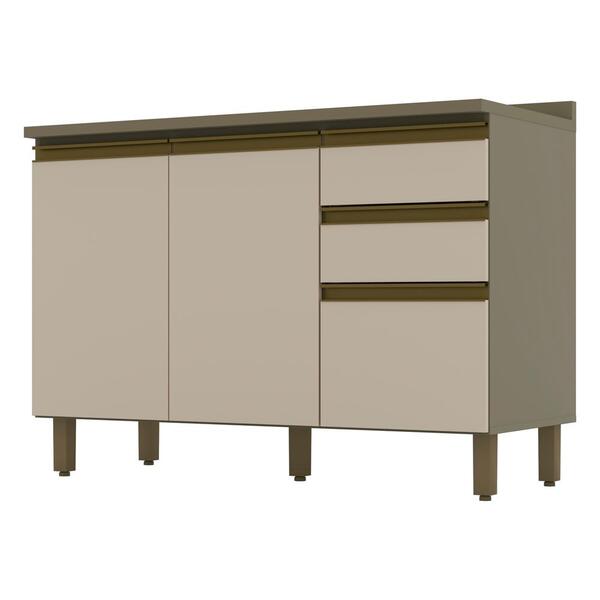 Balcao 120 Cm Com Tampo Mdf Evy Ci66 C905 Henn