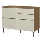 Balcão 120cm 03 Pts 02 Gav Com Tampo 2005810 Armoveis