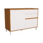 Balcão 120cm 1 Porta 2 Gavetas 1 Porta Temperos Cozinha Milão