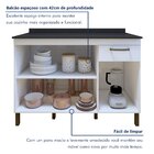 Balcão 120cm 3 Portas 1 Gaveta São Luis Branco