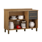 Balcão 120cm 3 Portas 2 Gavetas Salvador