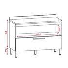 Balcão 120cm Com Tampo 1 Porta Basculante 1 Gaveta Viv 945 Co